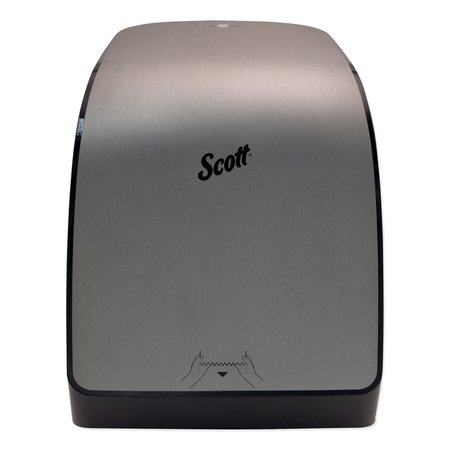 SCOTT Pro Mod Manual Hard Roll Towel Dispenser, 12.66x9.18x16.44, Metallic 35612